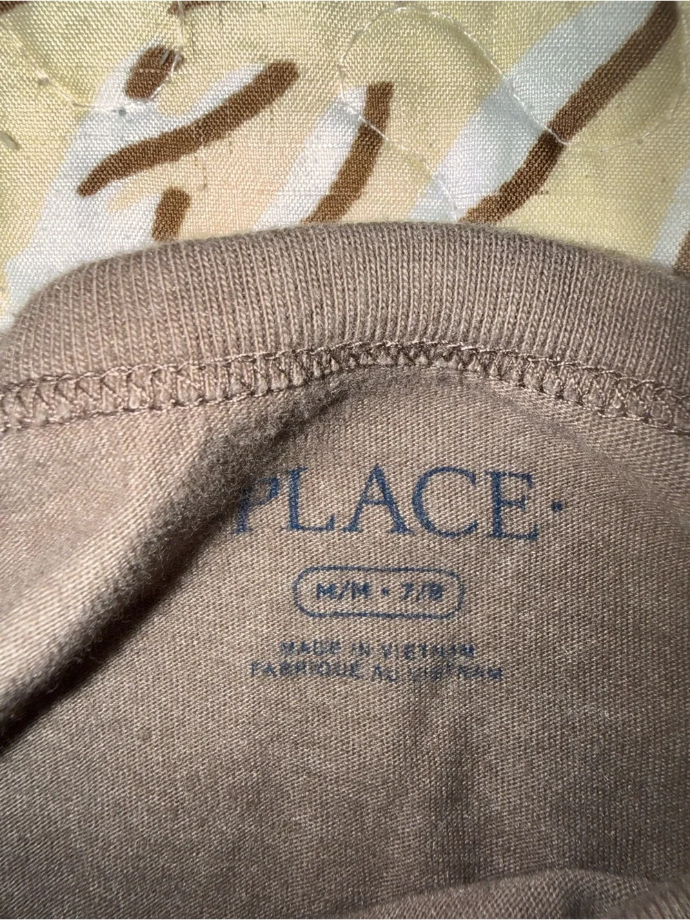 The Children's Place Brown Long-Sleeve Tee with Campfire S'mores Graphic